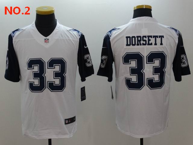 Men's Dallas Cowboys #33 Tony Dorsett Jerseys NO.2;